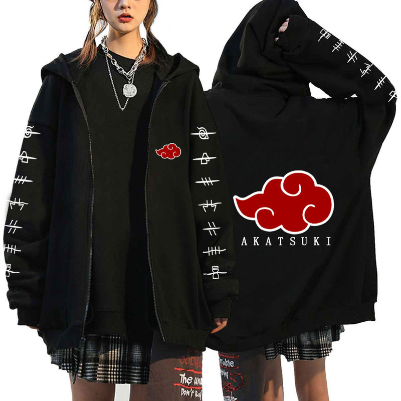 2021 Naruto Printed Zipper Sweater Men's and Women's Casual Hoodie Organization Top Jacket 2021 Naruto Printed Zipper Sweater Men's and Women's Casual Hoodie Organization Top Jacket