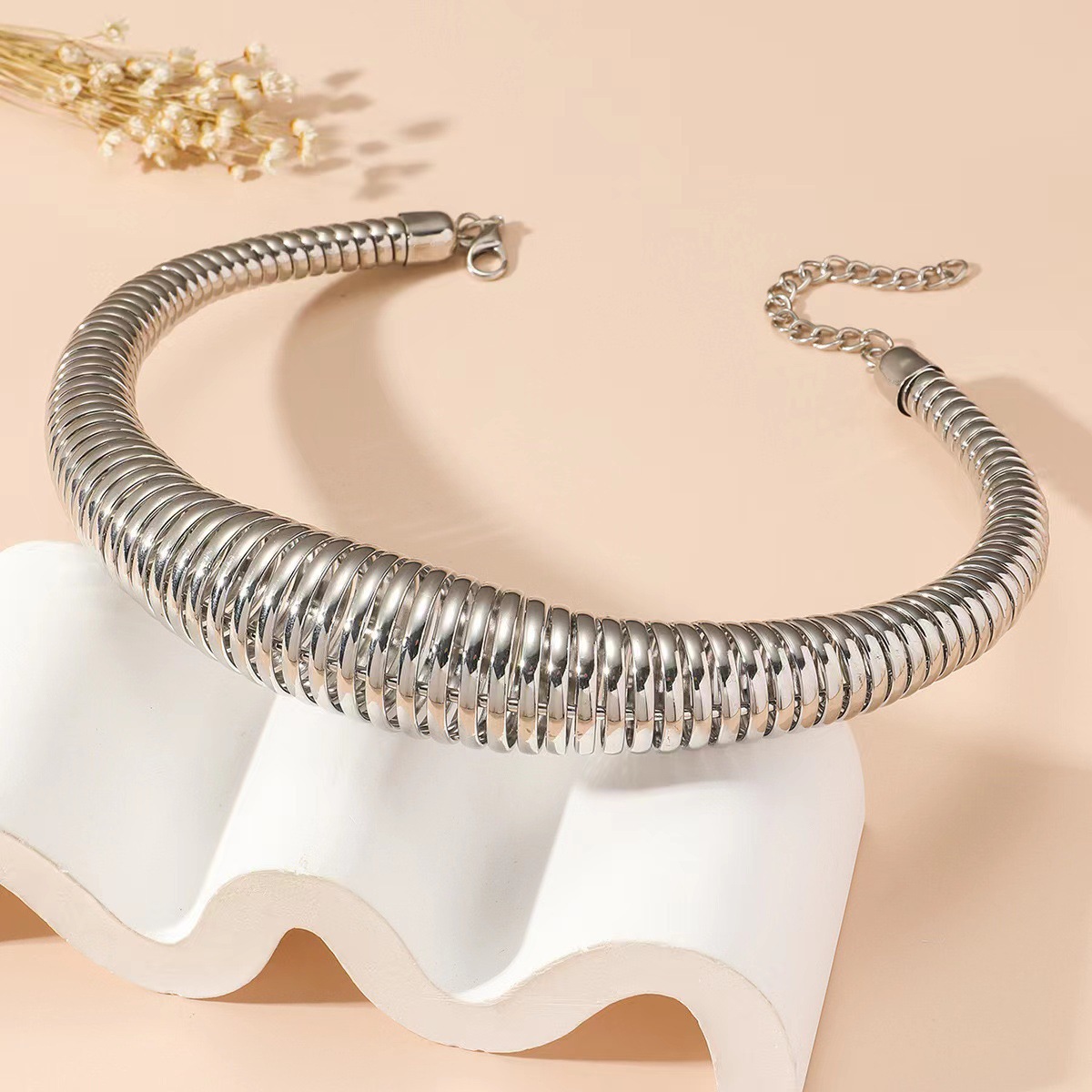 XQ00206 칼라 (실버)