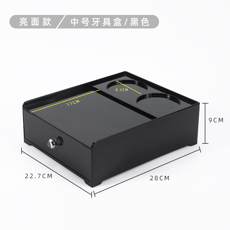 Caja de consumo de ABS de hotel de cinco estrellas, caja de almacenamiento de cepillo de dientes, caja de artículos de tocador, caja de almacenamiento de aparatos dentales de hotel