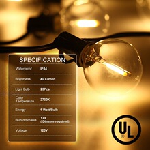 �������SUL��Ҏ120V�����ˮG40LED�̨ͥԺ�b���20+2����