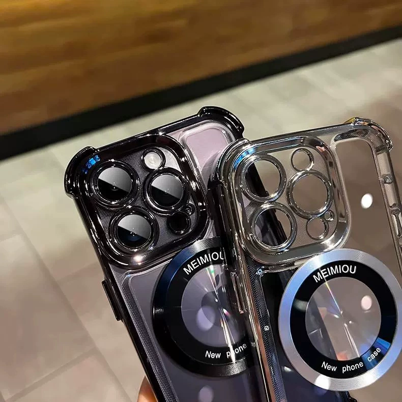 Чехлы защитные уголки для Apple совместимые с iPhone 16, корпус для телефона, увеличительное стекло, защита от падений