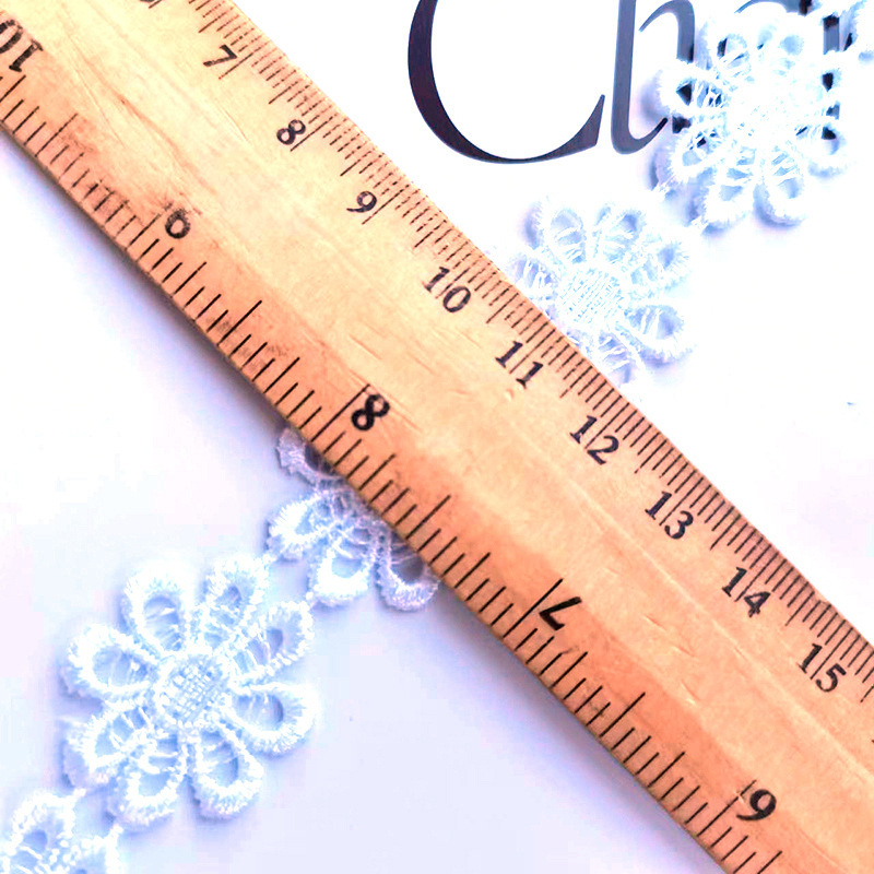韓国版はよく売れています。2.5cm 6色8弁の水溶レースの刺繍レースの頭飾りのアクセサリーの花diyステッカーです。|undefined