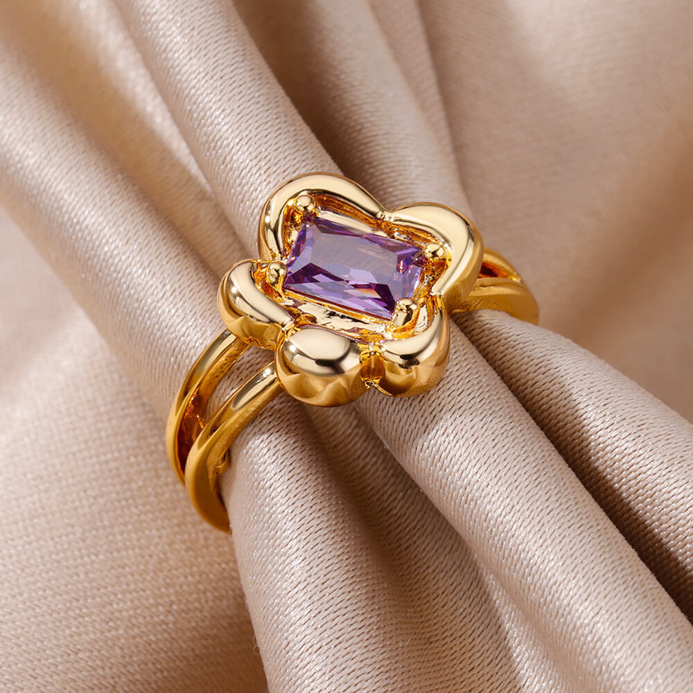 10g Weight Zircon Inlay Material Rings Classification Adjustable Ring Size 1 Piece Quantity Daily Occasion Copper Material Irregular, Heart Shape Pattern All Seasons Season Women's Gender Plating Design Elegant, Simple Style Style Wholesale Jewelry Elegant Simple Style Irregular Heart Shape Copper Zircon Plating Rings 28
