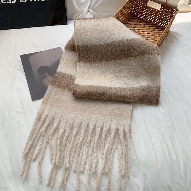 Bufandas de punto gruesas bufandas de invierno de alta calidad bufandas de cuello cálidas bufandas de caballo