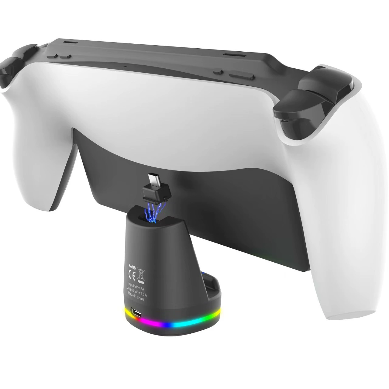 PS5 Portal ручной магнитный зарядный Land портативный PS5 игровой портативный один ремень сиденья, цветной RGB свет