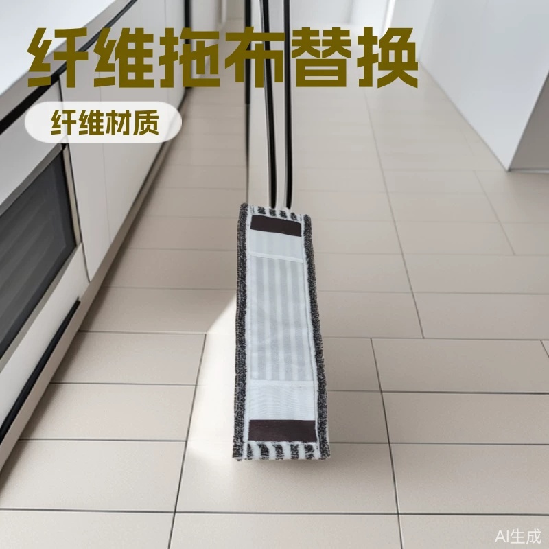 平板拖把替换布棉头替换布尘推棉线毛巾65布套地拖布头