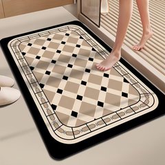 現物は軽くて豪華で柔らかい珪藻泥の浴室のマットです。