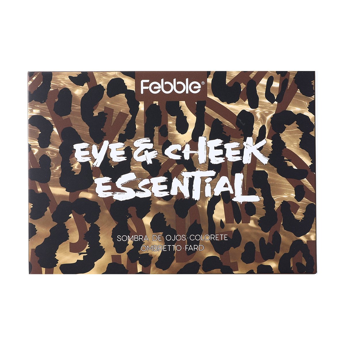 USHAS transfronterizo 18 color leopardo 18 color plato de sombra de ojos marrón mate perlada tierra nuevo color maquillaje ES4339