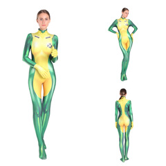 連體衣羅莎女戰警服裝 羅剎女動漫服 cosplay表演服