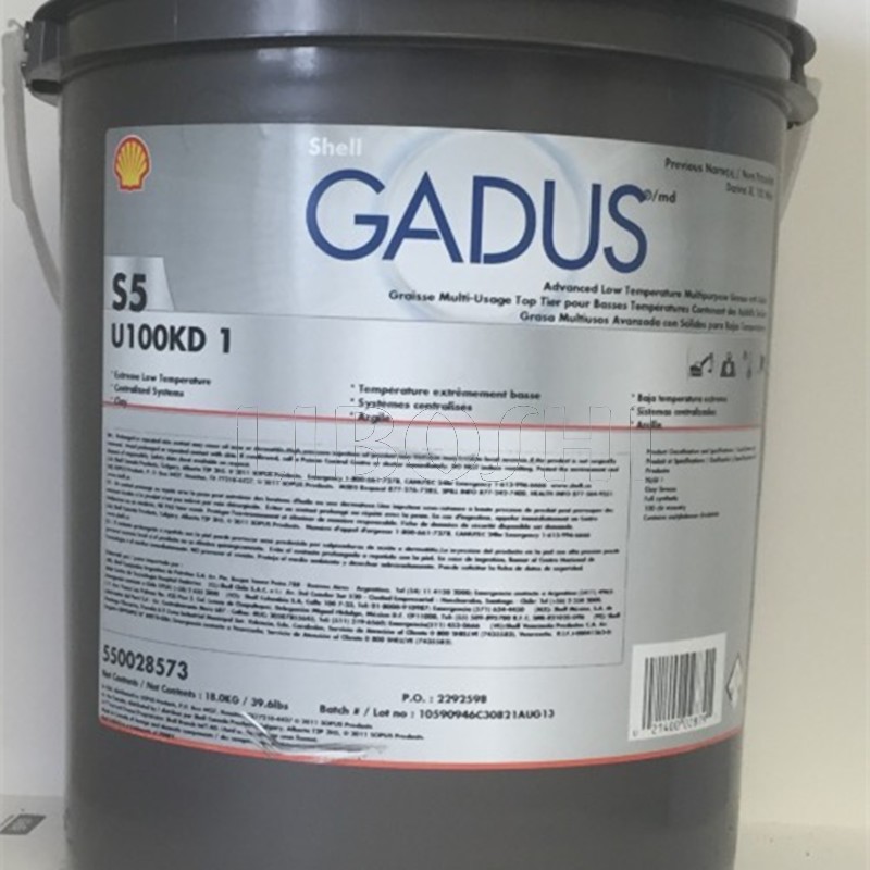 壳牌佳度Shell Gadus S5 U100KD 1合成低温润滑脂