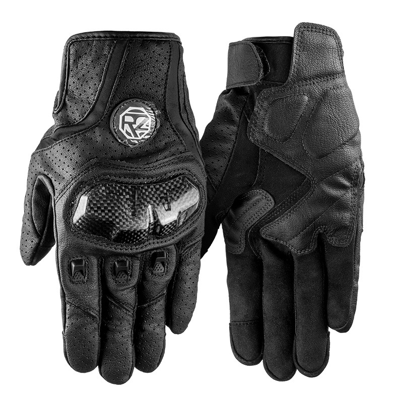 Motocicleta Guantes de verano Fibra de carbono Finger Full Finger Locomotora Cabalgando Anti-caída Ropa de protección de caballero Four Seasons Universal