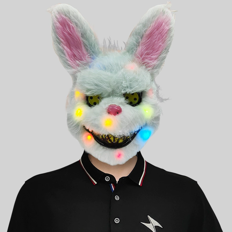 Академия Лита Horror Bloody Rabbit Mask Makeup Dance будет пародировать маску животного на хэллоуин-выступление реквизит