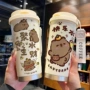 学生饮水卡通铃兰花保温杯