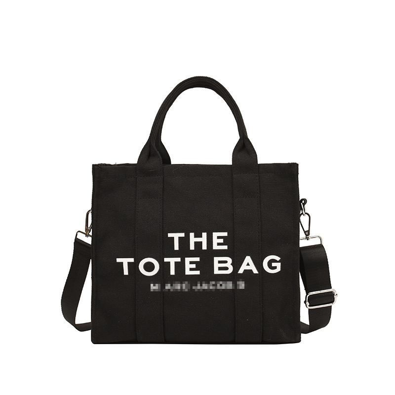 Bolso de hombro transfronterizo para mujer de gran capacidad 2025 bolso diagonal de viajero de letras simples de invierno bolso de lona de diseño de nicho