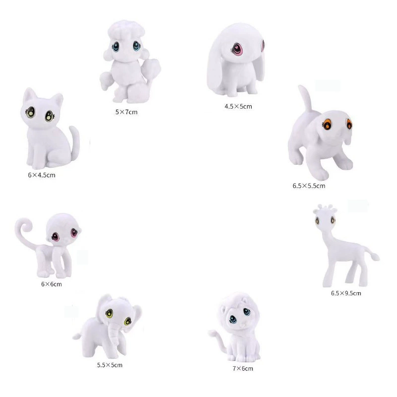 Минифигурка, игрушка, моющаяся, граффити, ручная, ручная роспись
