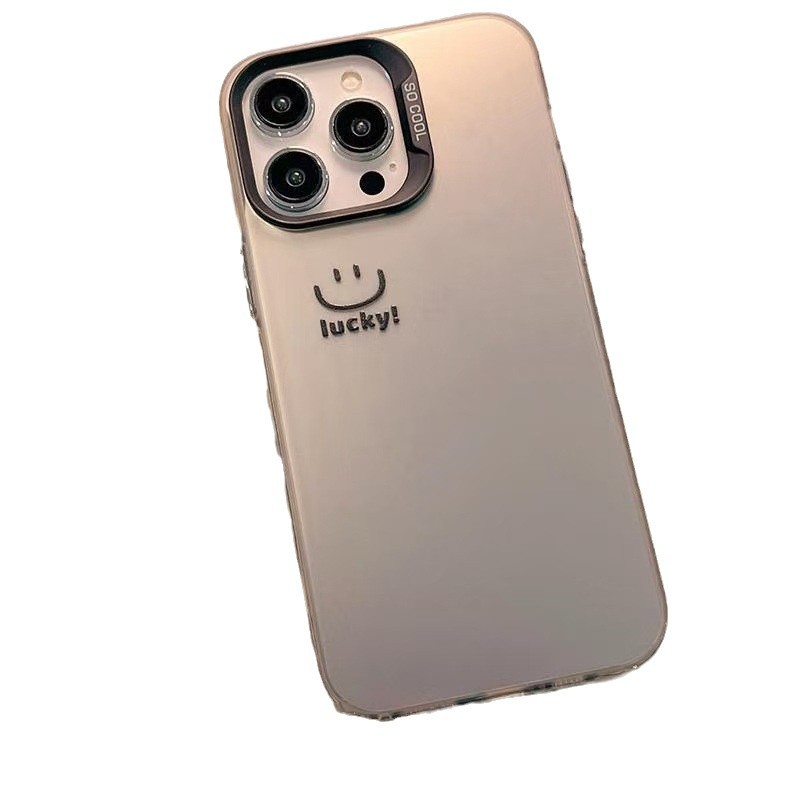 Nueva cara sonriente simple para iPhone 16 funda para teléfono móvil Apple 15promax/14 Europa y América 13pro1 2/11x