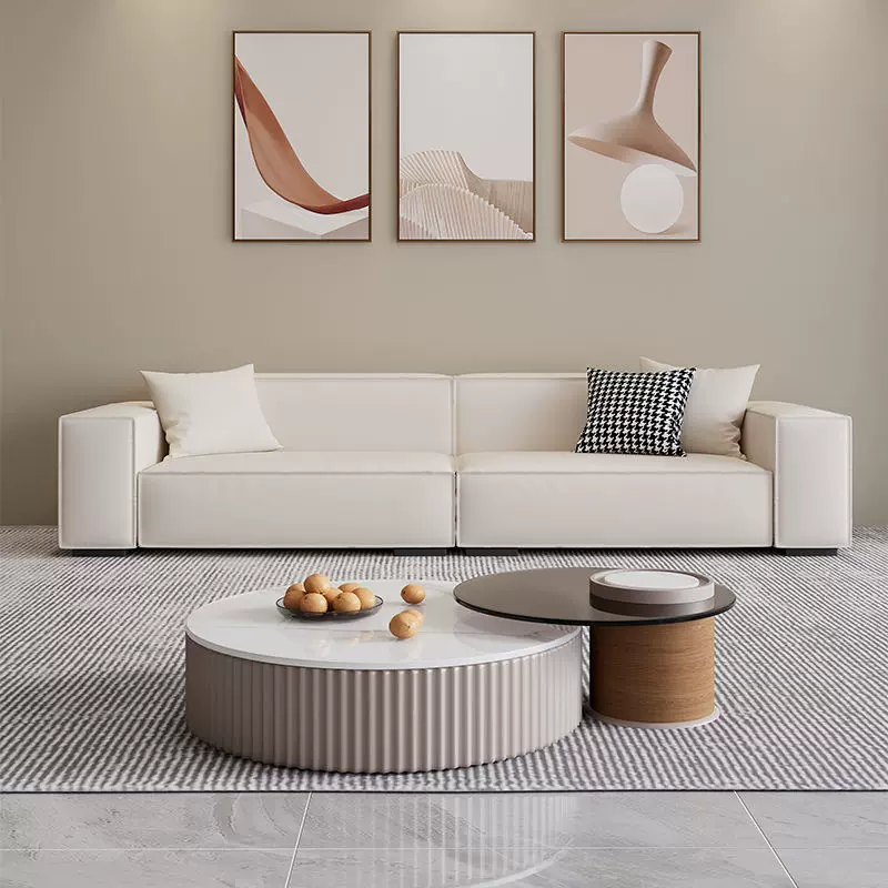 意式极简轻奢家具现代免洗科技布小户型直艺移动模块豆腐块沙发