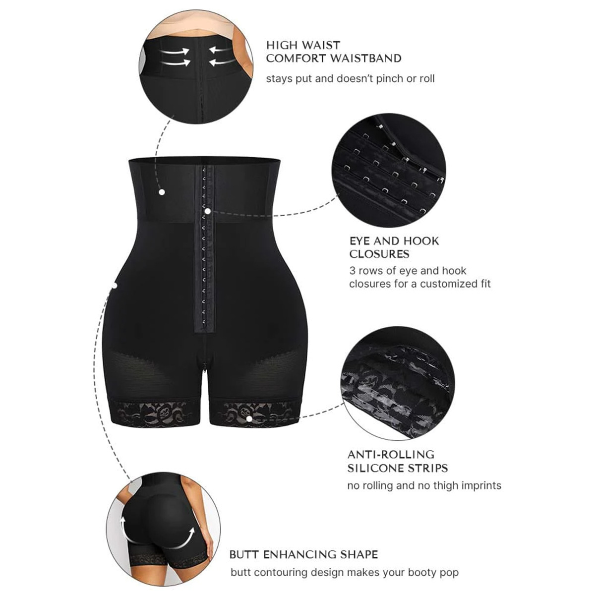 Explosivos transfronterizos, belleza de cintura alta, cintura alta, caderas, Europa y los Estados unidos, pantalones de cintura ancha, pantalones de cintura elástica, pantalones de cuerpo plástico image 3