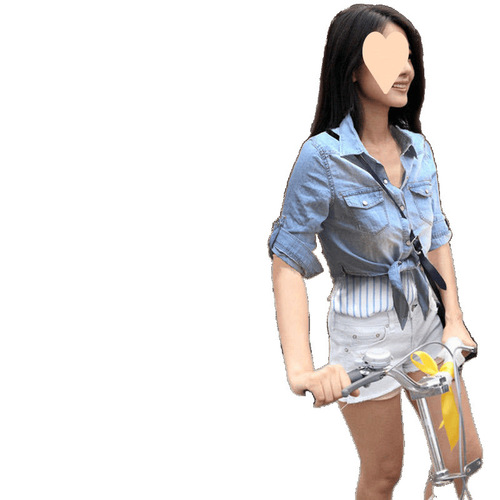 Korean Spring and Summer Women's Short Sleeve Jacket Denim Shirt Small Shawl Slim Short Thin Denim Jacket