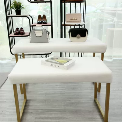 Round Footrest Mat, Bedroom Entry Carpet, Living Room Light Luxury Chinese Door Mat, Entryway Carpet, Bedroom Full Floor Carpet, Coffee Table (Car Carpet) - pearl-white-4080cm