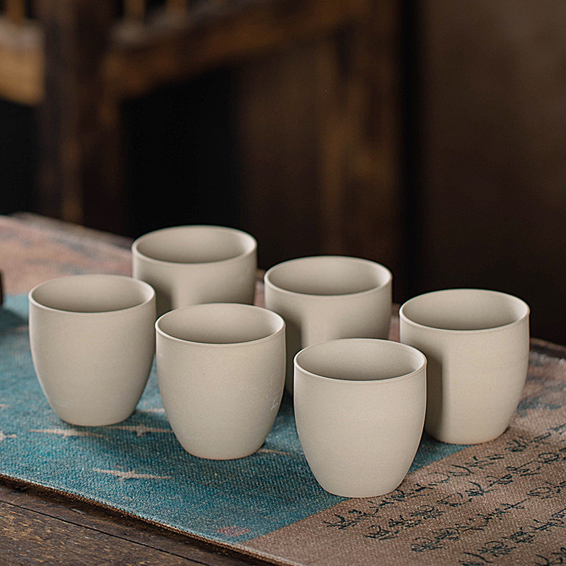 Juego de Té para Preparar con Carbón Vegetal, con Tetera de Cerámica Rústica Vintage, Tetera con Asa Lateral, Jarra, Estilo Chino para Exteriores y Hogar.