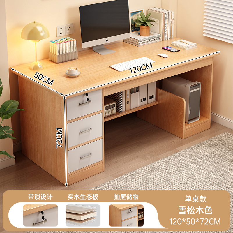 Escritorio de computadora, escritorio de escritorio para adultos, escritorio de escritorio con cajón, escritorio de escritorio