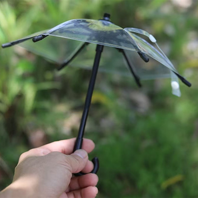 Transparent Small Umbrella Mini Transparent Umbrella Doll Parasol Bjd Doll Extra Small Handicraft Umbrella Hand-Made Doll Umbrella
