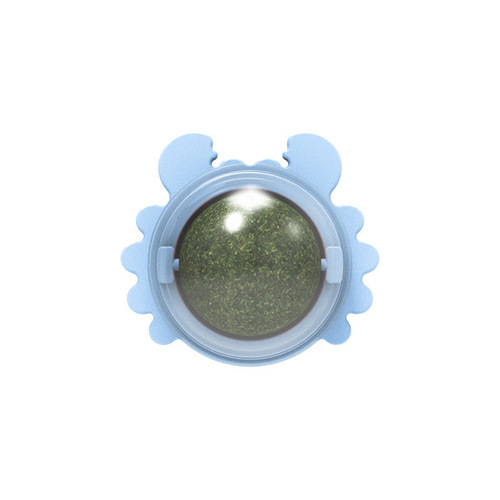 Crab Catnip Rotating Ball Teeth Grinding and Teeth Cleaning Happy Self-Happiness Bite Resistant Interactive Cat Toy Avocado Catnip