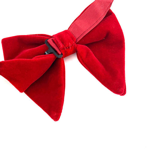 spring new fashionable velvet horn bow tie for men and women for wedding banquet bow tie