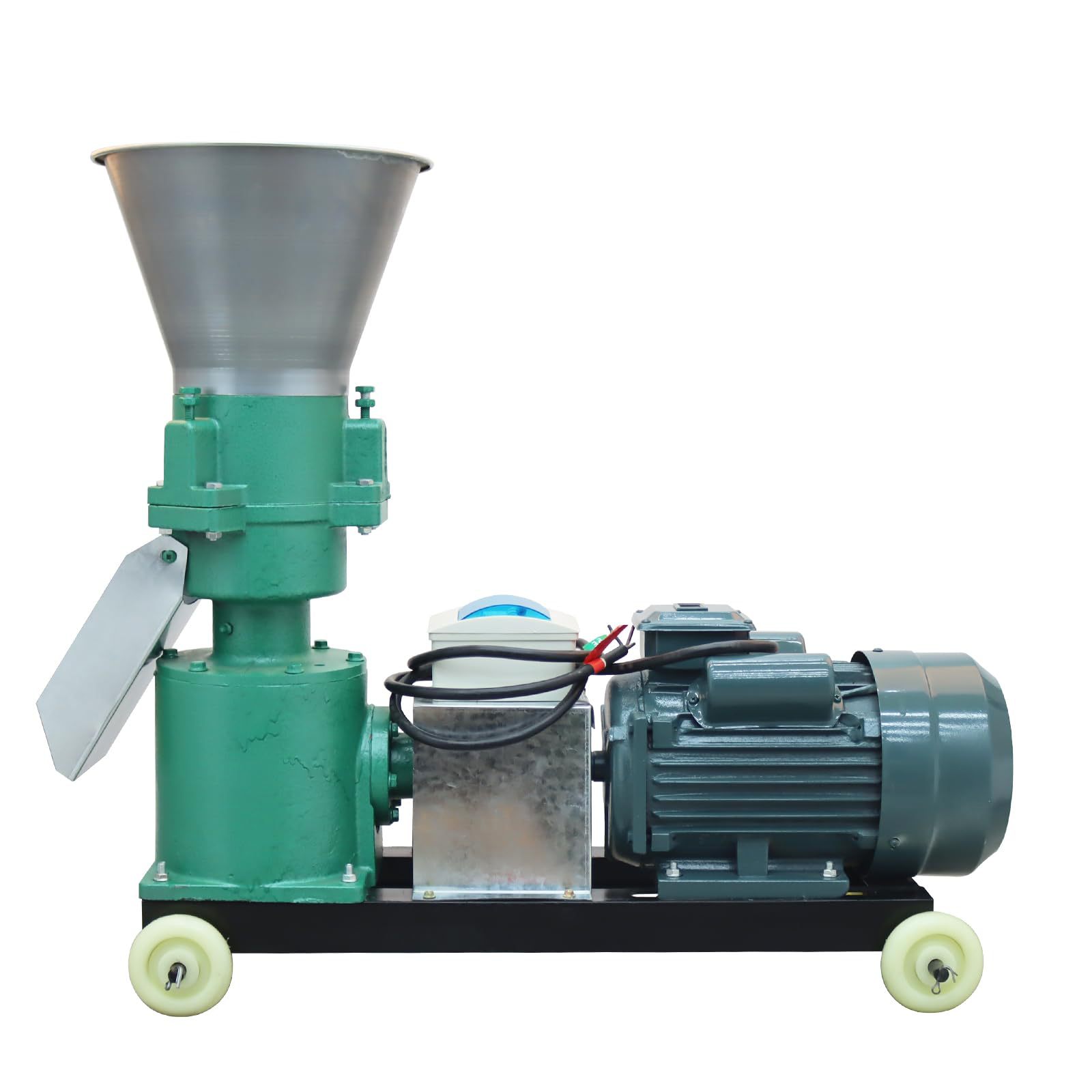 Máquina de gránulos de maíz de hierba verde pequeña extrusora diesel doméstica de aves de corral Feed Pellet Machine