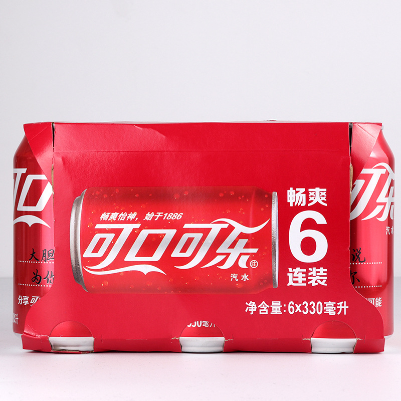 可口可樂雪碧330ml*24聽 整箱裝 碳酸飲料汽水批發