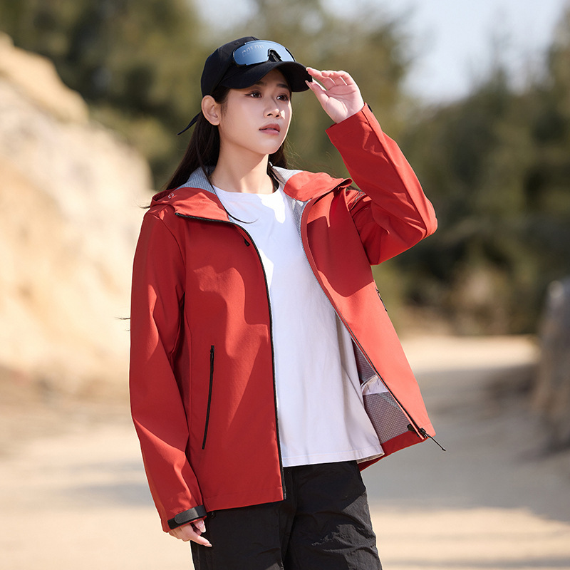 2025 Spring and Autumn New Windproof Hooded Jacket Men's Outdoor Casual City Style Jacket Men's Jacket