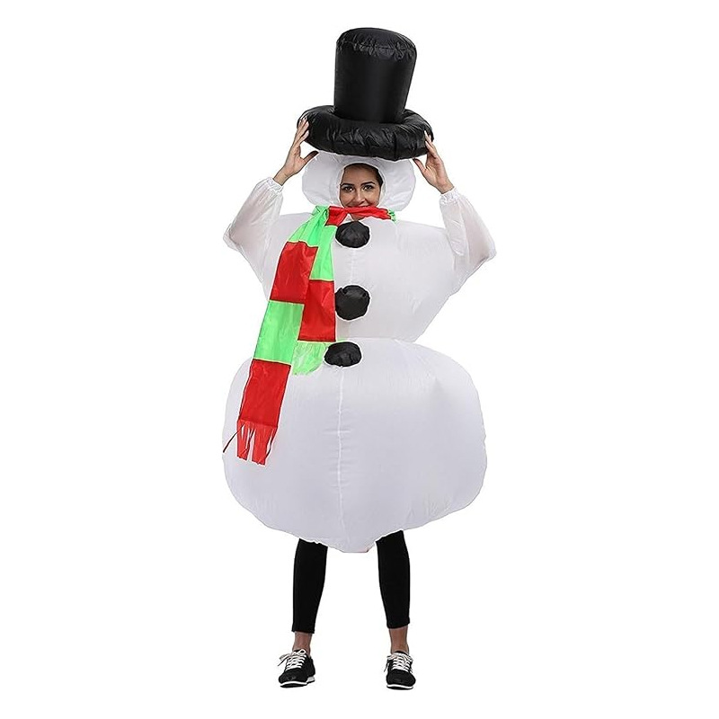 Venta caliente Traje inflable transfronterizo Dinosaurio de Halloween Alien Tyrannosaurus Rex Dress Up Ropa de actuación divertida Decoración de fiesta