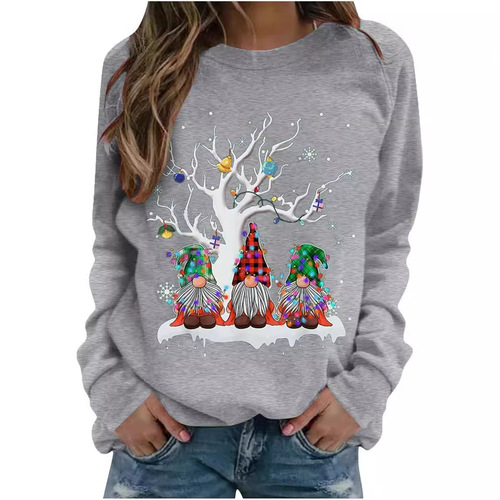 New European and American Christmas Santa Claus Christmas Tree Print – Temu Bestseller