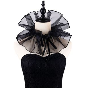 Amazon's Best-Selling Exaggerated Organza Aristocratic Lady's Fake Collar, Fluffy Mesh Collar, Two-Dimensional Cos Decorative Collar