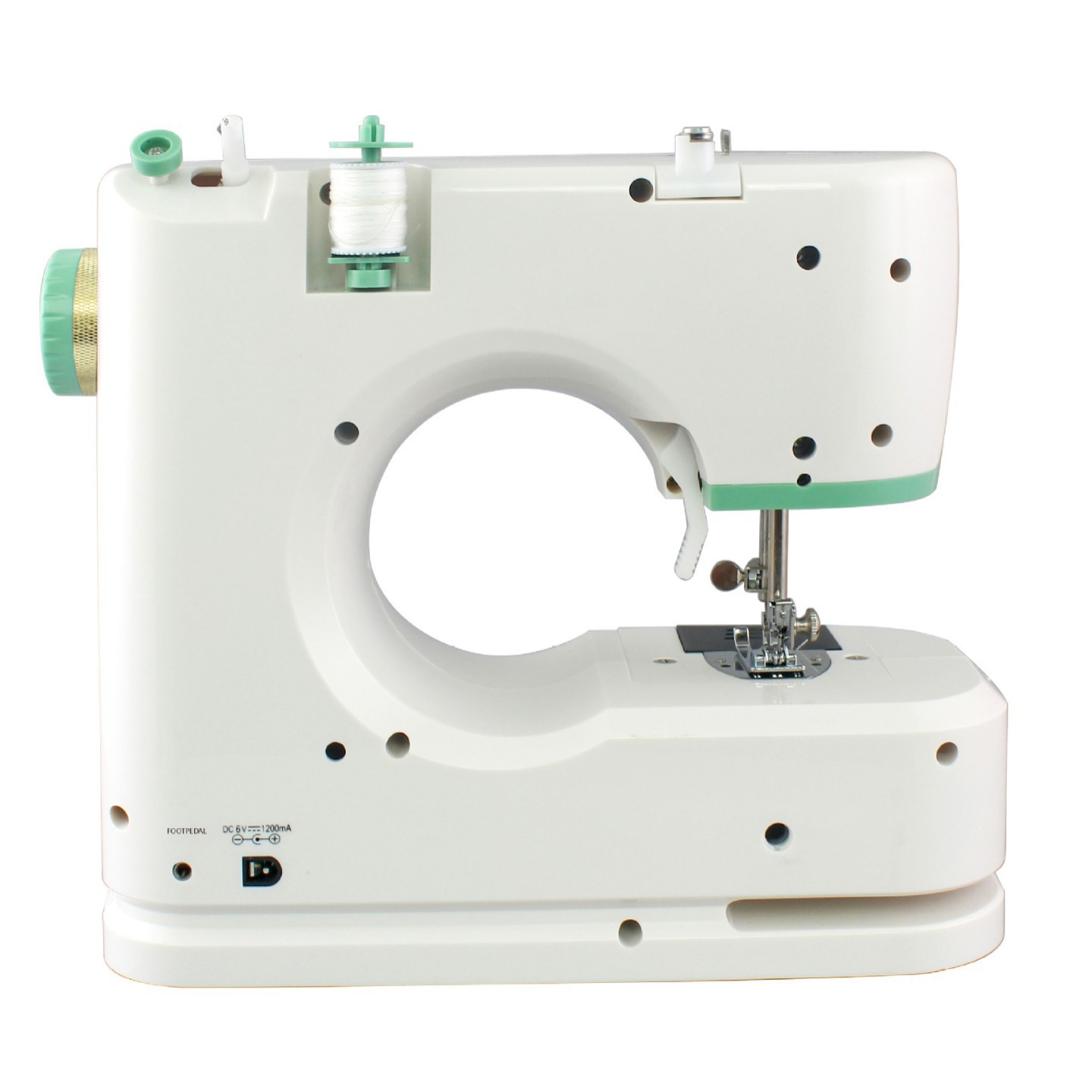 Venta caliente transfronteriza FHSM-520 de nuevos productos de Fanghua (versión mejorada de 16 hilos) Máquina de coser eléctrica doméstica Cierre de borde