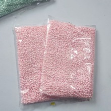 马卡龙不规则异形玻璃珠实色鹅卵石捏捏乐装饰奶油豆豆手工填充物