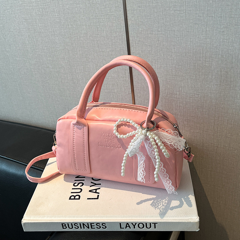 Retro Women's Shoulder Bag Versatile Boston Crossbody Handbag_voghion.com