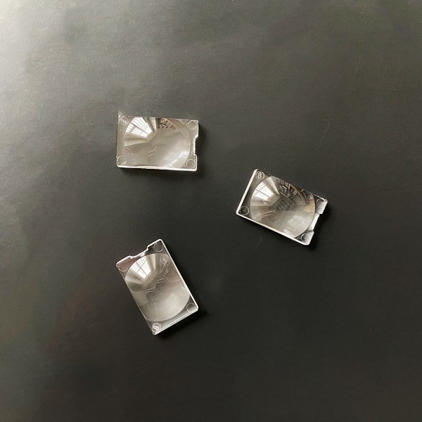 现货批发亚克力高端光学镜片方形镜片平凸亚克力透镜光学凸透镜