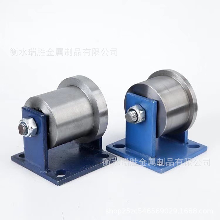 单边轨道轮工字钢轮铁门火车地铁高铁滑轮槽钢轮槽轮重型滑滚轮