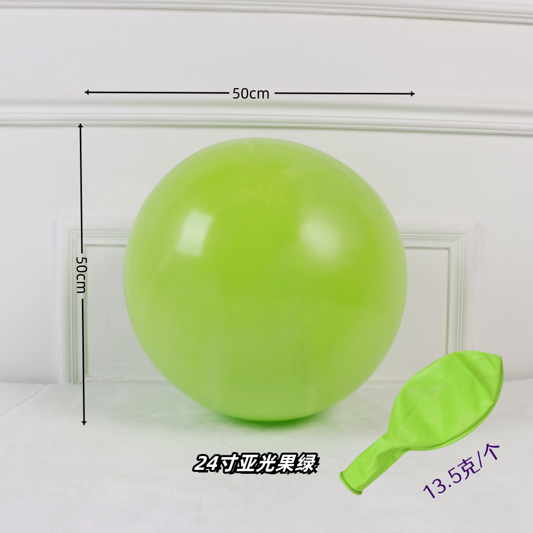 24 inch matt fruit green