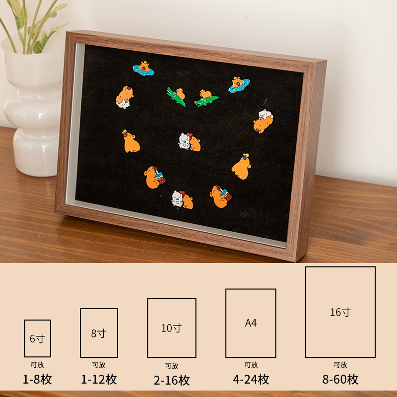 Màu cà phê (rỗng 5cm) / 6 inch [đường kính trong 10,2*15,2 cm] tấm nỉ đen miễn phí