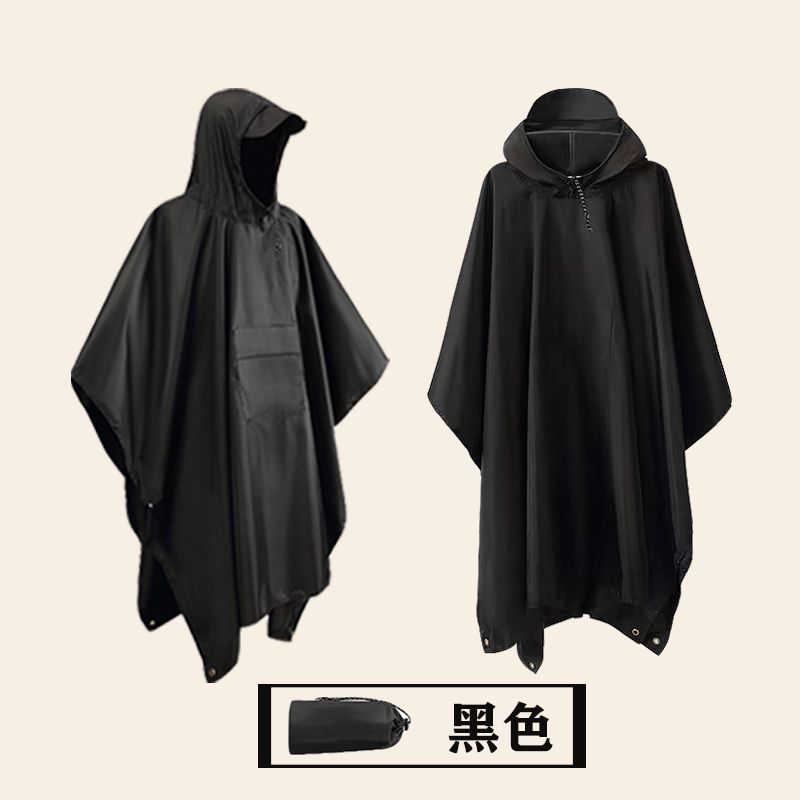 アウトドアタクティカルポンチョ、個人用マント、キャンプ用レインコート、大雨レベル防水サイクリングマント、釣りやハイキング、多機能|undefined