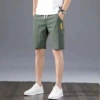 202 Army Green Five-Feng Pants [Ice Silk Pants]