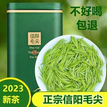 信阳毛尖2023明前新茶春季嫩芽一级纯手工散装罐装高档型绿茶茶叶