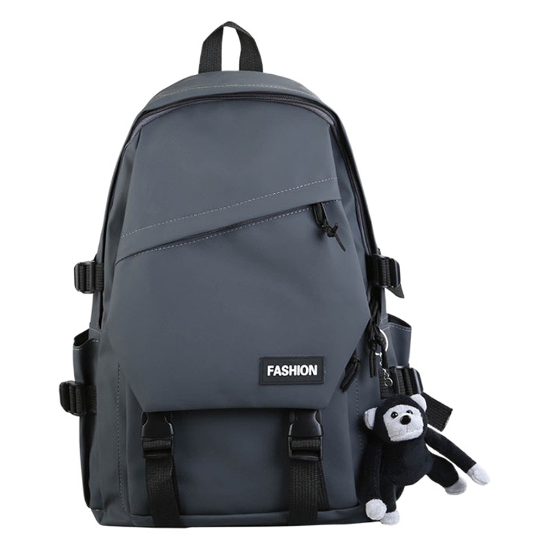 Mochila Escolar para Portátil de Cuero PU Impermeable y Transpirable image 1
