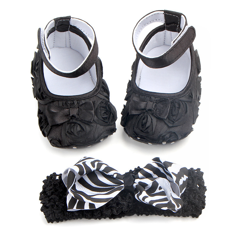 블랙 플라워 세트