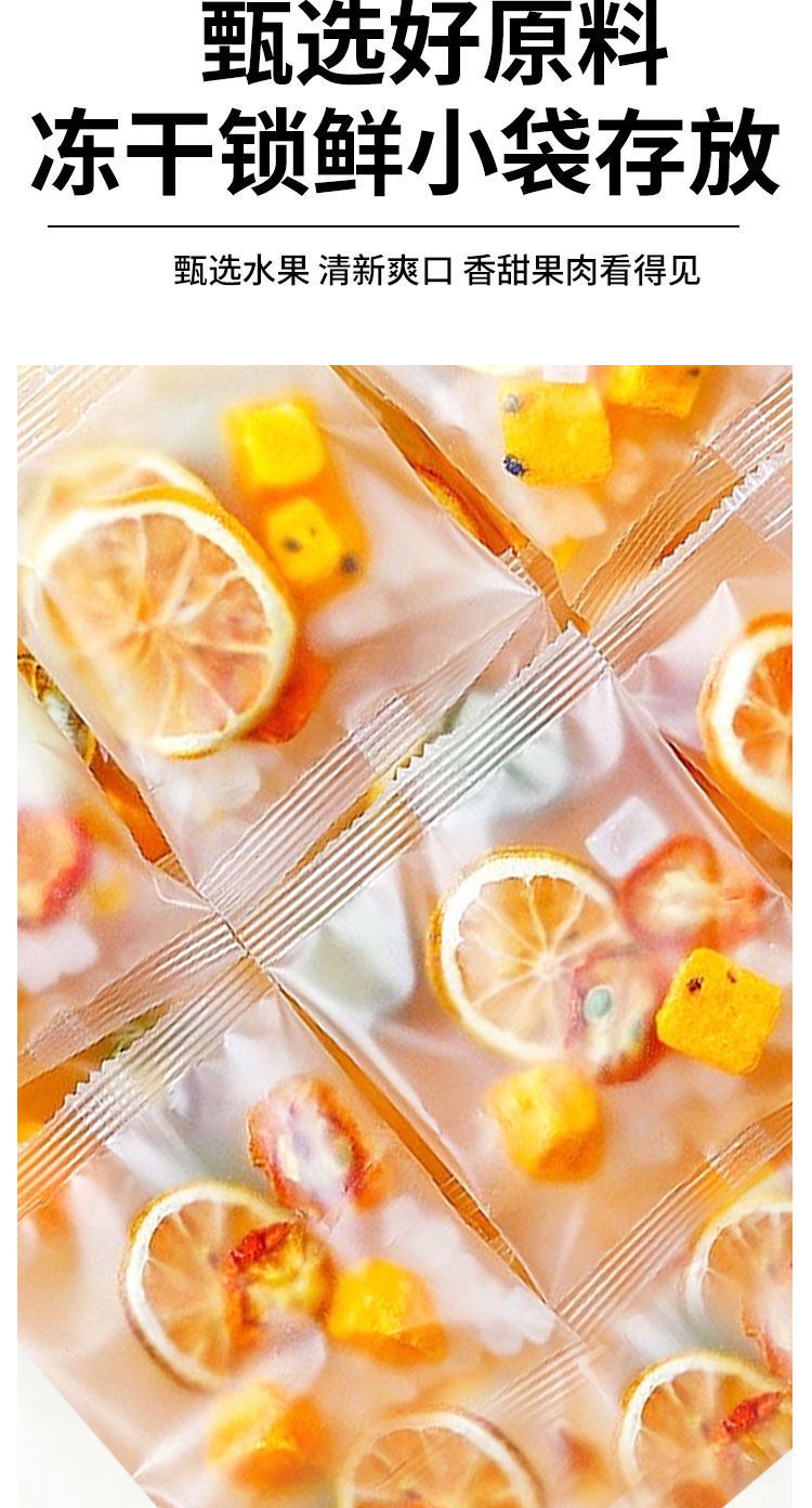 Kumquat Lemon Passion Fruit Rose Tea Bags (Citrus & Hibiscus Blend) — Cold Brew Fruit Herbal Tea specifications