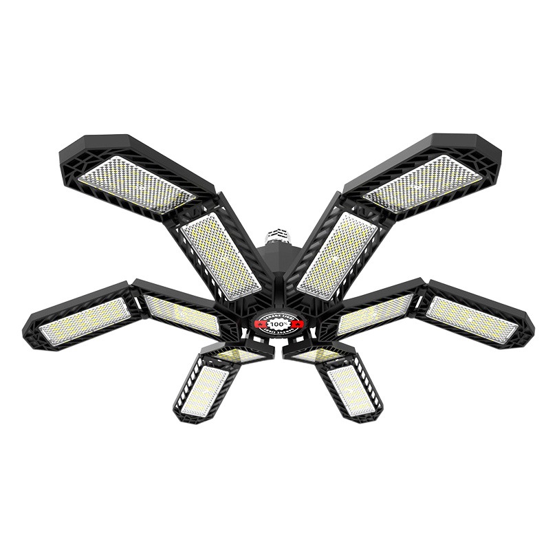 2023 nuevo LED garaje luz minería luz deformación plegable almacén luz garaje luz LED Luz