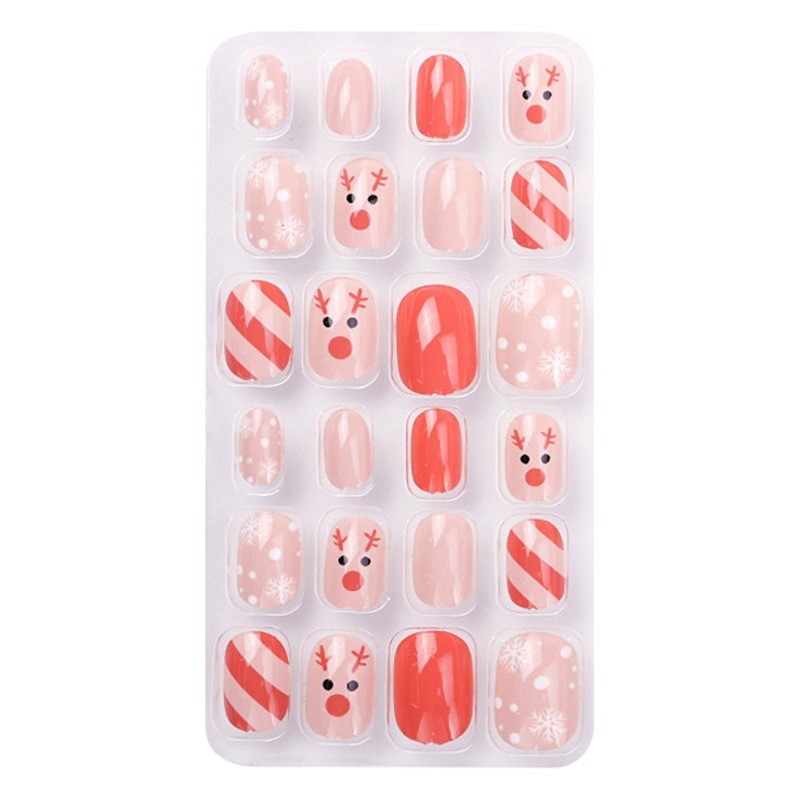 Parche de uñas para niños parche de uñas de dibujos animados de Santa Claus parche de unicornio regalo de juguete para niños